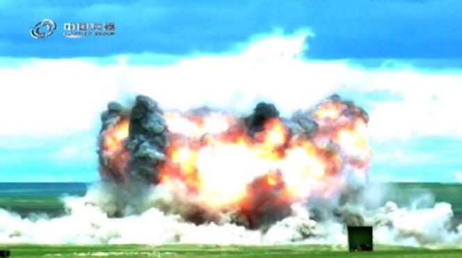 Capture écran de la vidéo diffusée par le fabricant étatique d’armement chinois, Norinco.
