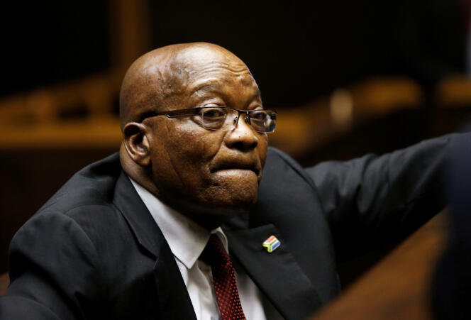 L’ancien président sud-africain Jacob Zuma à Pietermaritzburg, le 30 novembre 2018.
