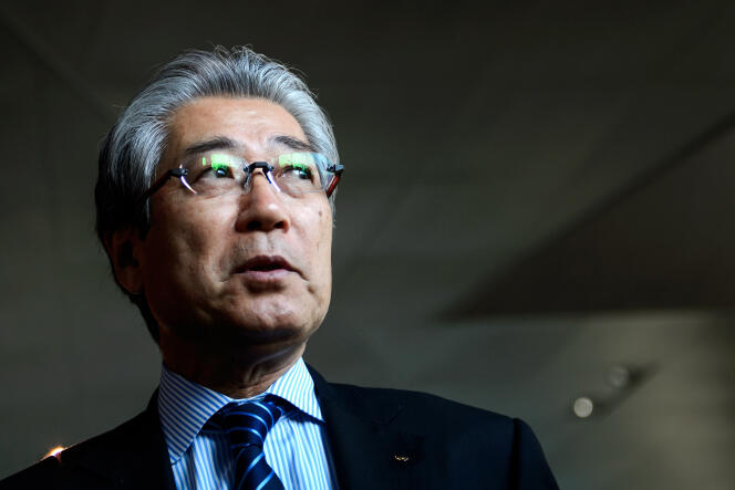 Le président du Comité olympique japonais, Tsunekazu Takeda, au siège du CIO, à Lausanne, le 10 décembre 2013.