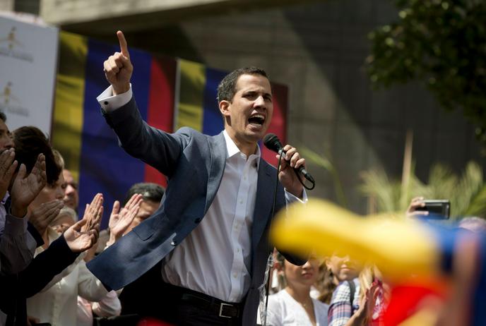 Le président du Parlement vénézuélien, Juan Guaido, à Caracas, le 11 janvier.