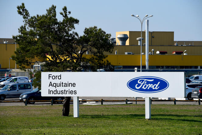L’usine Ford de Blanquefort (Gironde), près de Bordeaux, en février 2018.
