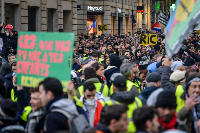 Le début de la manifestation des « gilets jaunes », à Bordeaux, avait commencé dans le calme, le 12 janvier.