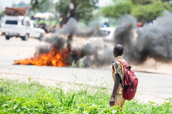 Les manifestations au Zimbabwe ont débuté lundi 14 janvier.