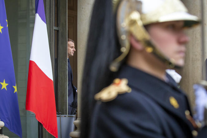 Emmanuel Macron, à l’Elysée, le 12 novembre.