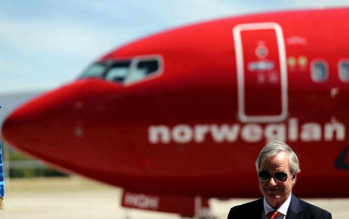 Bjorn Kjos, patron de la compagnie norvégienne à bas coût Norwegian, à Buenos Aires, en mars 2018.
