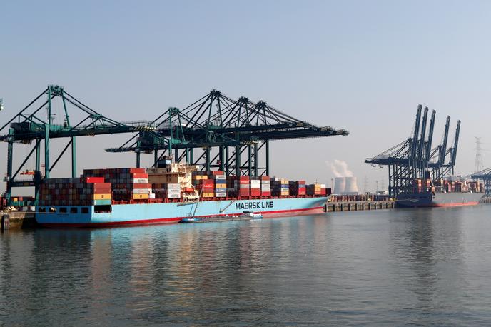 The port of Antwerp, Belgium, in July 2018.