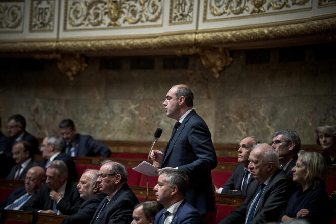 Le député (LR) d’Eure-et-Loir, Olivier Marleix, à l'Assemblée nationale, le 7 décembre 2016.