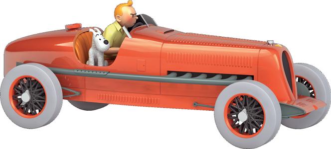 Les Voitures De Tintin  Echelle 1:24  - Hachette - N°52 La Cabriolet Des Touristes  L Ile Noire  P Image 503331 Grande