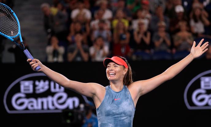 Open d’Australie : Maria Sharapova élimine la tenante du titre, Caroline Wozniacki