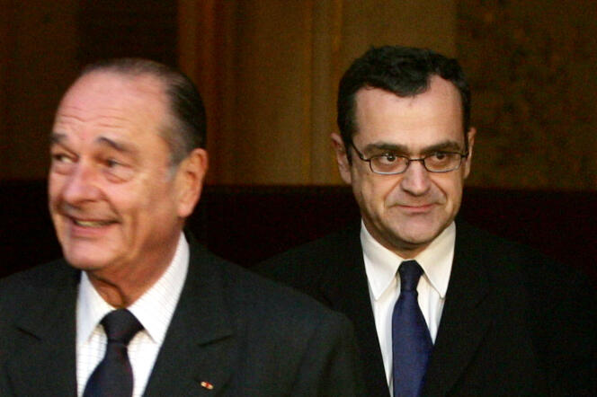 Roch-Olivier Maistre, alors conseiller pour l’éducation et la culture de l’ancien président Jacques Chirac, en février 2005, à Paris.