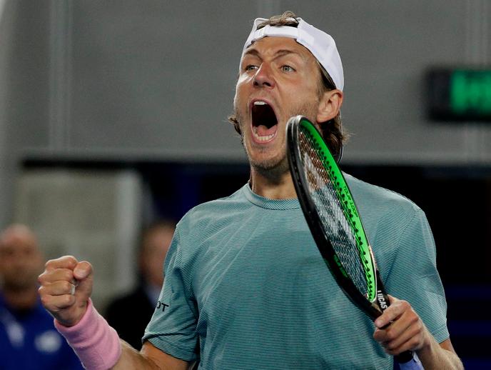 Lucas Pouille beat Australia's Alexei Popyrin on Saturday (January 19th) in Melbourne.
