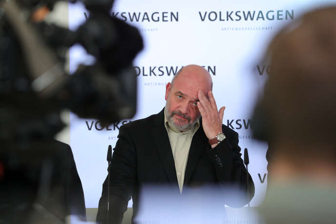 Bernd Osterloh, président du conseil des salariés de Volkswagen, en novembre 2017, à Wolfsburg (Basse-Saxe).