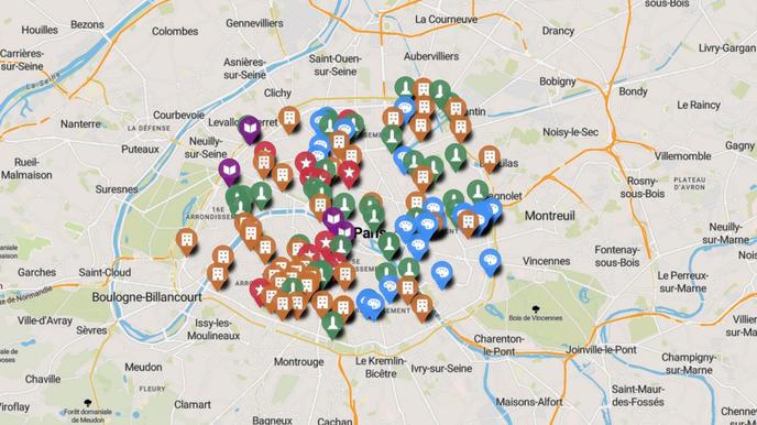 Le Matrimoine Parisien Référencé Sur Une Carte Interactive