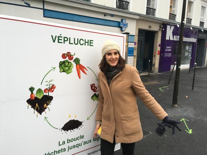 Clara Duchalet, 25 ans, fondatrice de la société Vépluche, à Boulogne-Billancourt(Hauts-de-Seine).