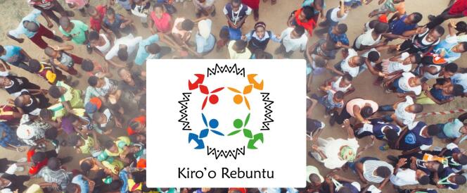 La page d’accueil de la plate-forme Kiro’o Rebuntu.