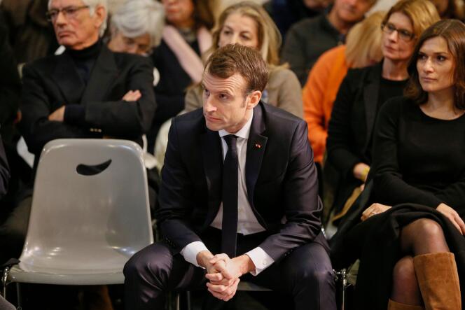 Emmanuel Macron à Bourg-de-Péage, le 24 janvier 2019.
