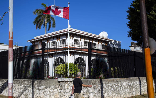 L’ambassade du Canada à Cuba, en avril 2018.