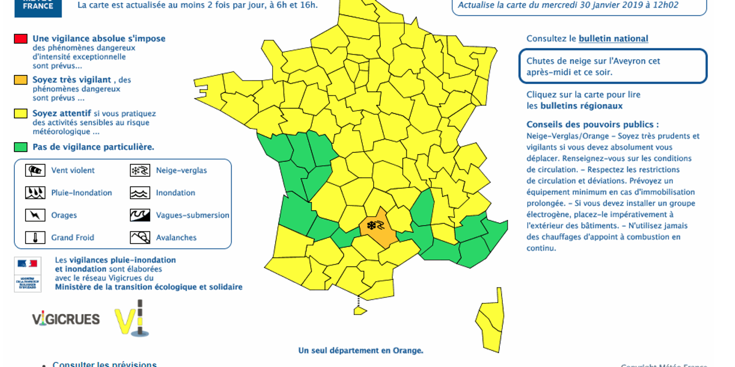 La tempête Gabriel a traversé la France, avec des chutes de neige « modérées