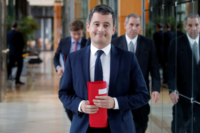 Gérald Darmanin, then Minister of Public Accounts, in Bercy on February 4, 2019.