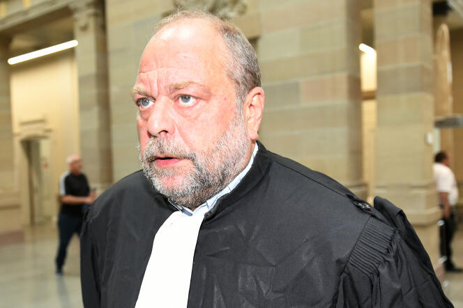 L’avocat Eric Dupond-Moretti au tribunal de Strasbourg en juin 2018.