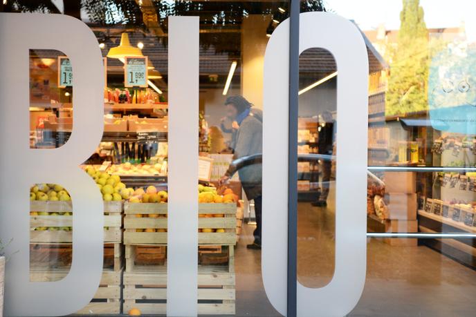 Un magasin bio La Vie claire, Ã Lyon, le 22 octobre 2018.