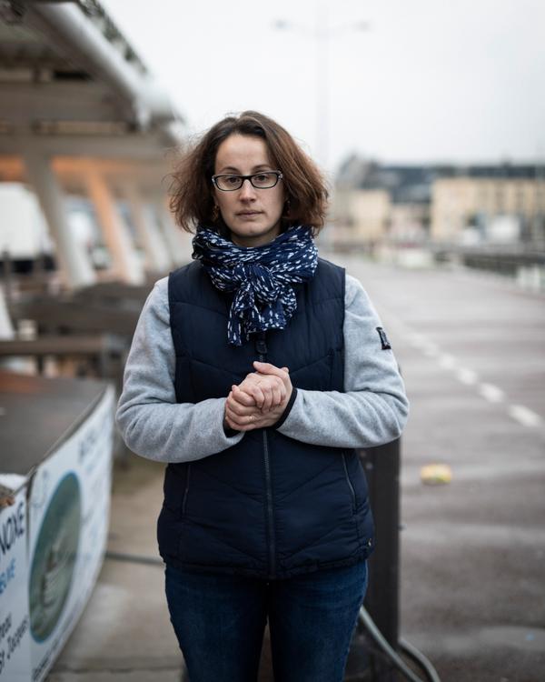 Emilie Villeneuve à Dieppe, le 5 février.