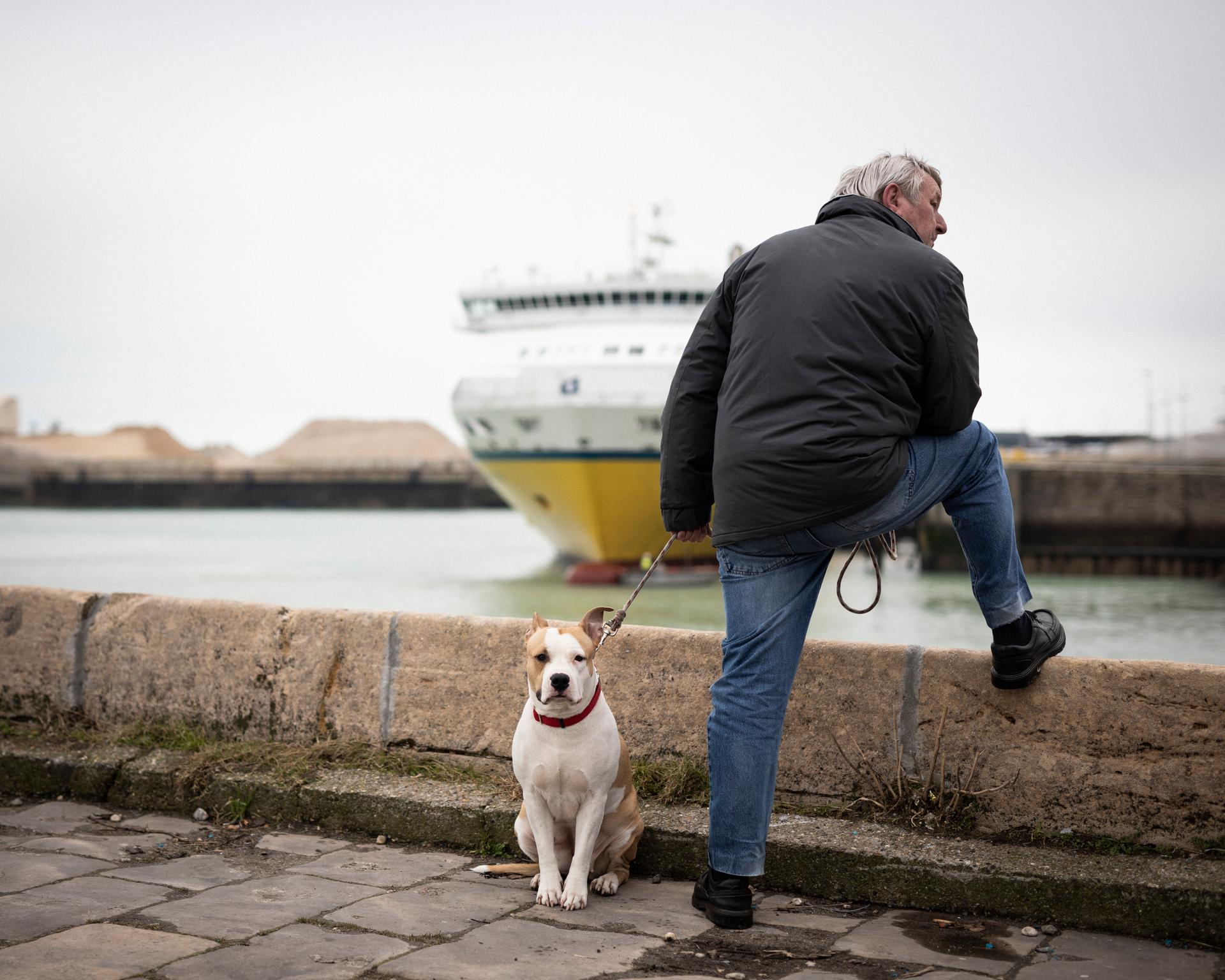 Daniel Lemaître à Dieppe, le 5 février.