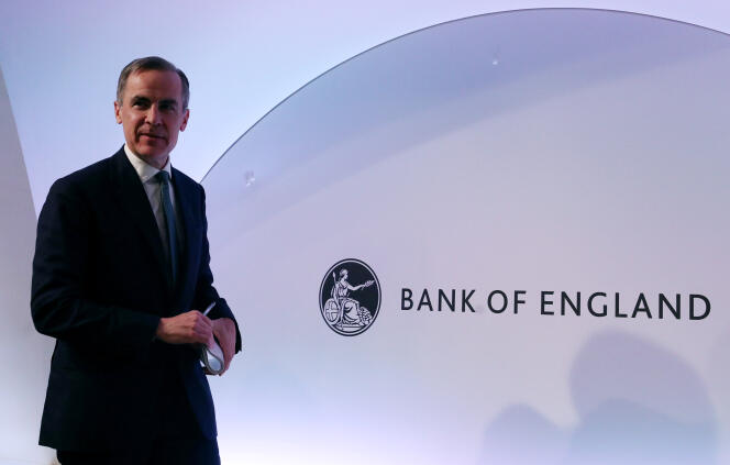 Le gouverneur de la Banque d’Angleterre, Mark Carney, à Londres, le 7 février.