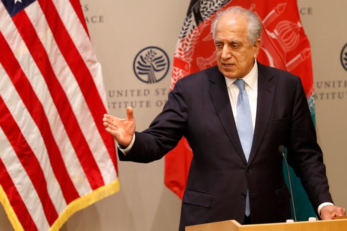 L’envoyé américain pour la paix Afghanistan, Zalmay Khalilzad, à Washington, le 8 février.
