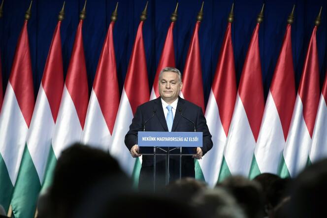 Le premier ministre hongrois, Viktor Orban, à Budapest, le 10 février.
