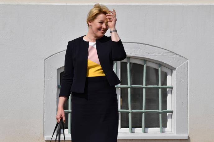 La ministre allemande de la famille, Franziska Giffey, en avril 2018 à Berlin.
