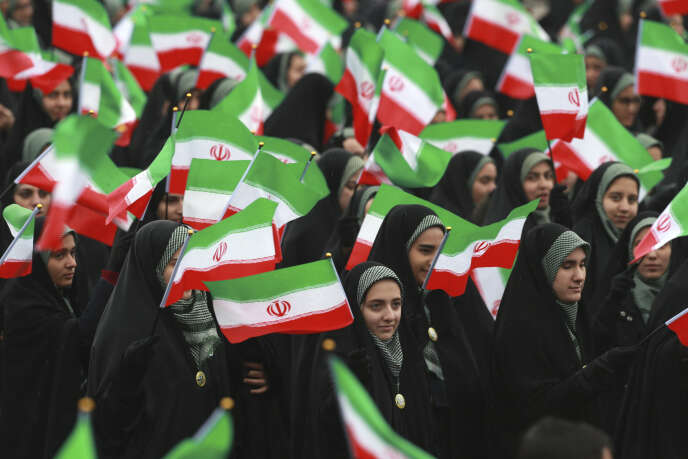 Manifestation à Téhéran, le 11 février, pour fêter les 40 ans de la révolution islamique.