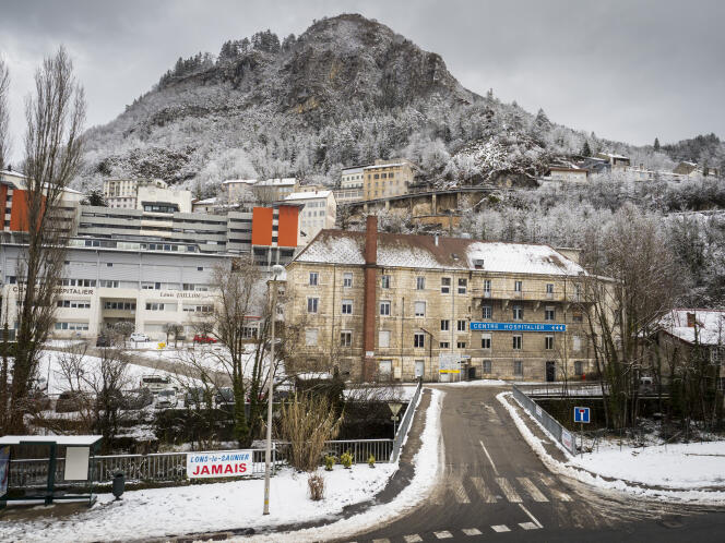 Le centre hospitalier Louis-Jallon de Saint-Claude (Jura), dont la maternité s’est vue retirer son autorisation, le 30 janvier.