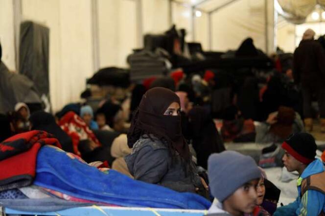Le camp de déplacés d’Al-Hol (Syrie), où sont retenus les enfants et leurs mères qui ont fait l’objet de la décision de justice belge, le 8 décembre 2018.
