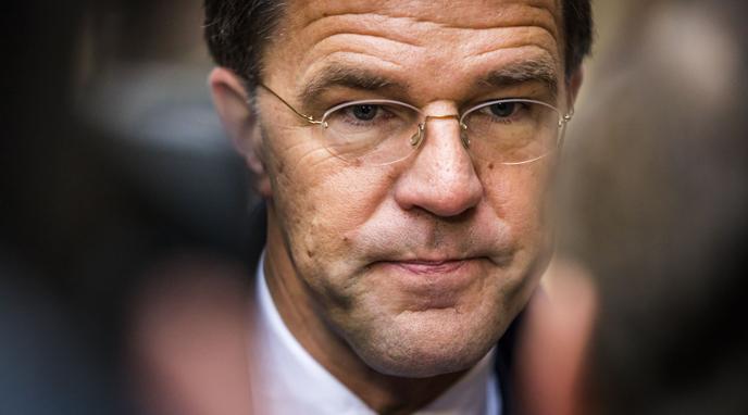 Mark Rutte à La Haye, le 16 janvier.