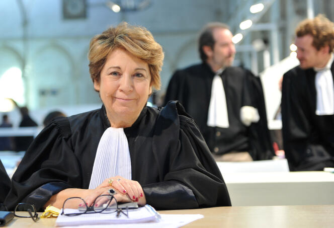 Corinne Lepage au palais de justice de Poitiers, en 2015.