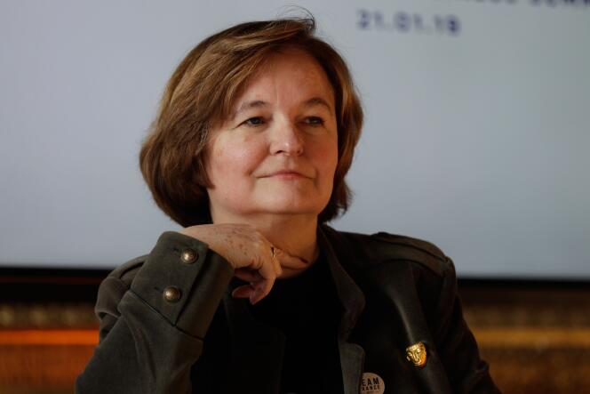 La ministre des affaires européennes Nathalie Loiseau, lors de la 2e édition de « Choisissez la France », le 21 janvier, à Versailles ( Yvelines).