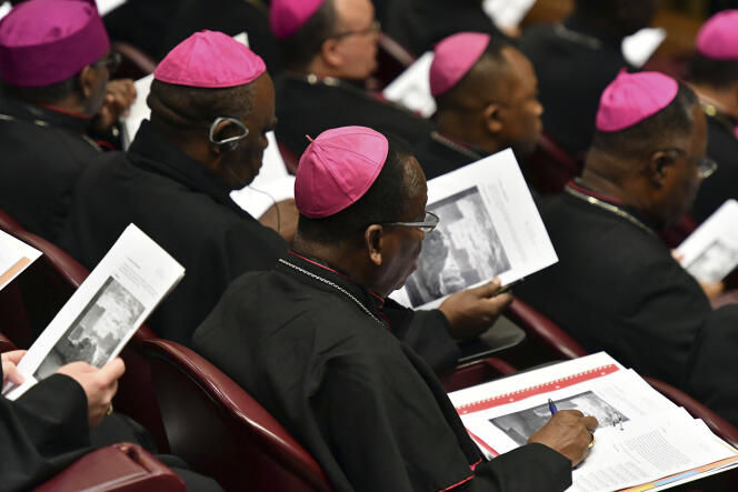Réunion au Vatican de responsables de l’Eglise catholique pour tenter de sortir celle-ci du scandale de la pédophilie, le 21 février.
