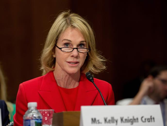 Kelly Craft, l’ambassadrice des Etats-Unis au Canada, en juillet 2017.