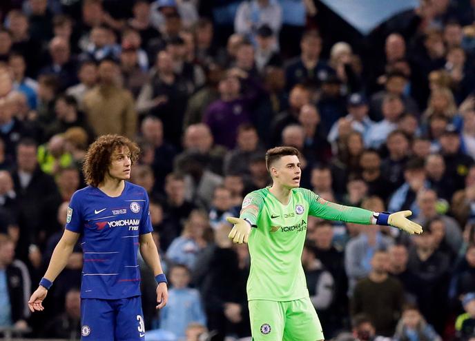 Kepa Arrizabalaga סירב לצאת כאשר המאמן החליט לתפוס אותו.