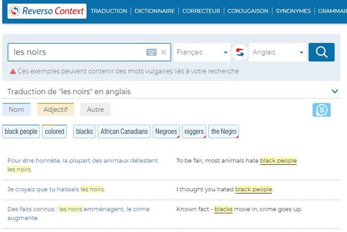 Pourquoi Le Site De Traduction Reverso Affiche Parfois Des Resultats Antisemites