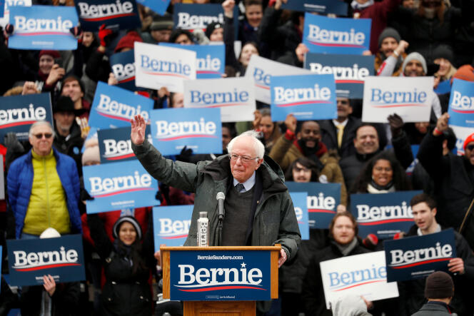 Bernie Sanders, samedi 2 mars à New York.