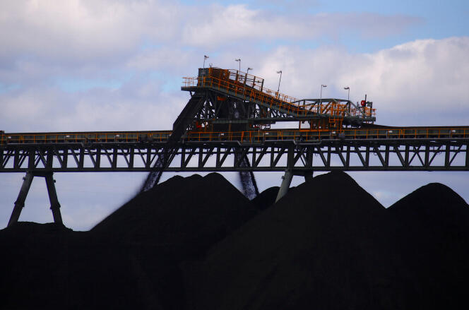 La mine d’Ulan, en Nouvelle-Galles du Sud (sud-est de l’Australie), en mars 2018.