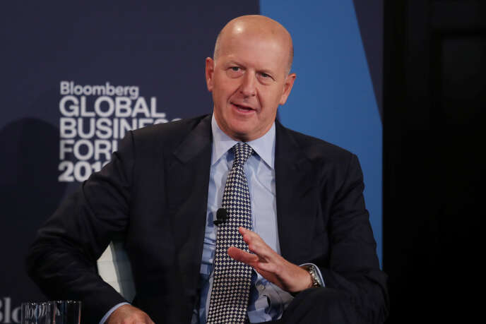Le nouveau directeur général de Goldman Sachs, David Solomon, à New York, fin septembre 2018.