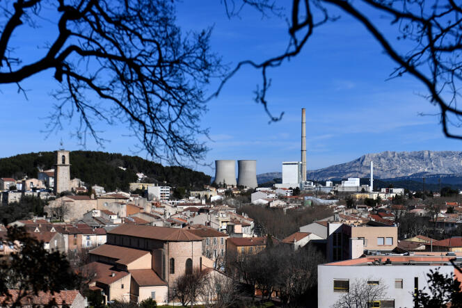 La centrale thermique de Provence, à Gardanne (Bouches-du-Rhône), le 18 janvier.