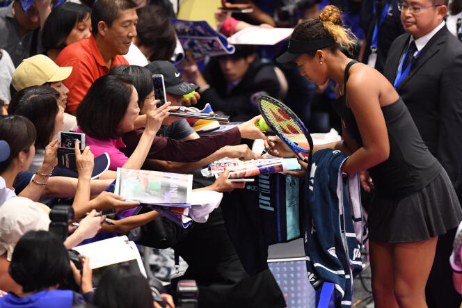 Naomi Osaka, lors du tournoi de Tokyo, le 21 septembre 2018.