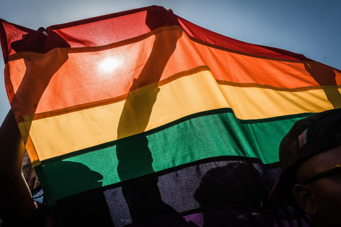 Lors de la Gay Pride de Durban, en Afrique du Sud, le 30 juin 2018.