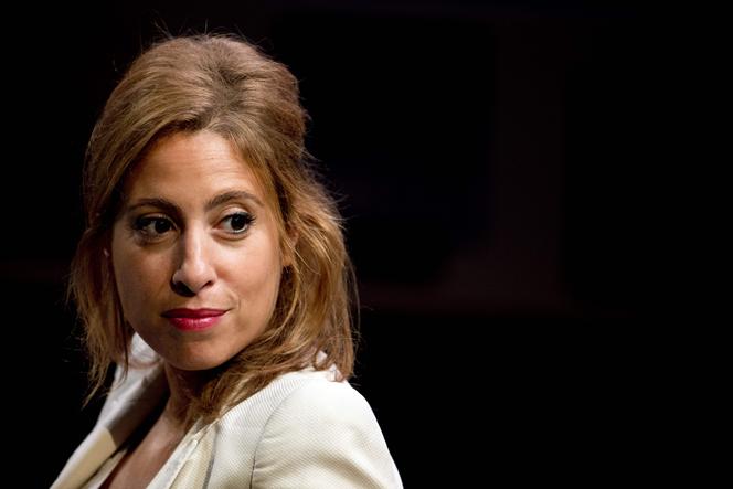 La journaliste Léa Salamé, lors d’une conférence de presse à Paris, en mars 2019.
