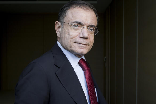 Jean-Charles Naouri, PDG du groupe Casino, au siège du groupe, à Paris, le 21 février.