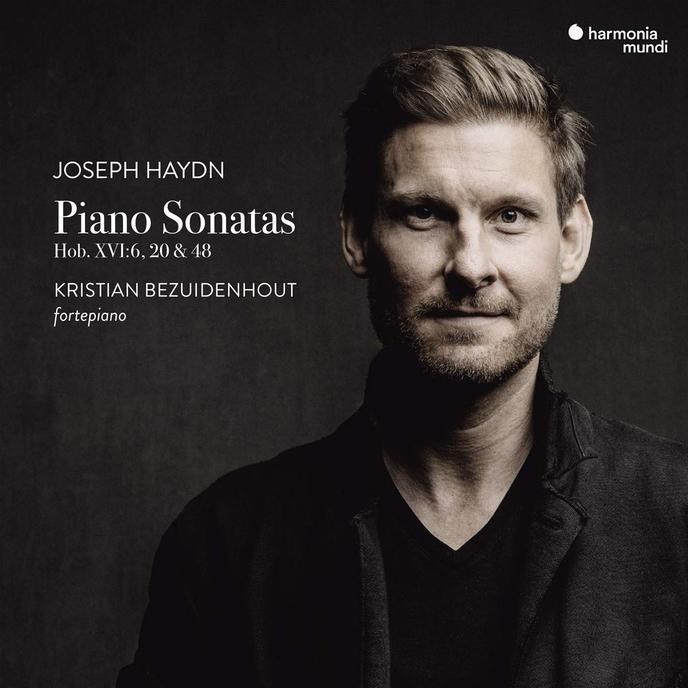 Cover of the album "Piano Sonatas" by Kristian Bezuidenhout.